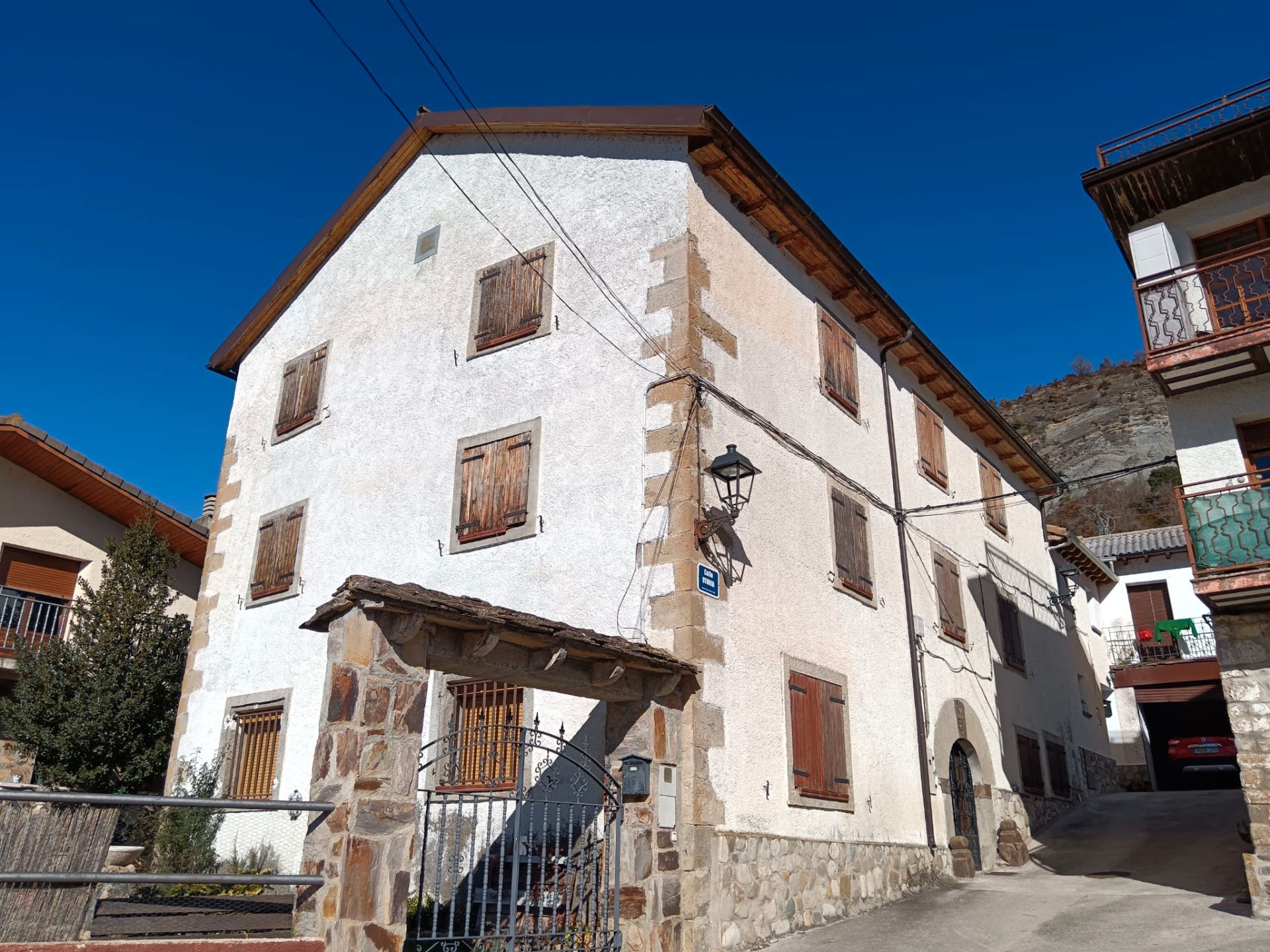 Exterior view of Country house for sale in Yebra de Basa  with Heating and Furnished