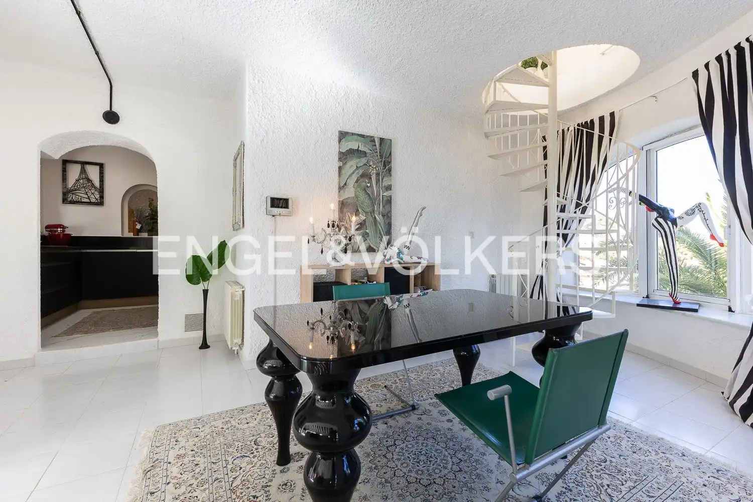 Dining room of Houses for sale in Jávea / Xàbia  with Air Conditioner, Heating and Private garden