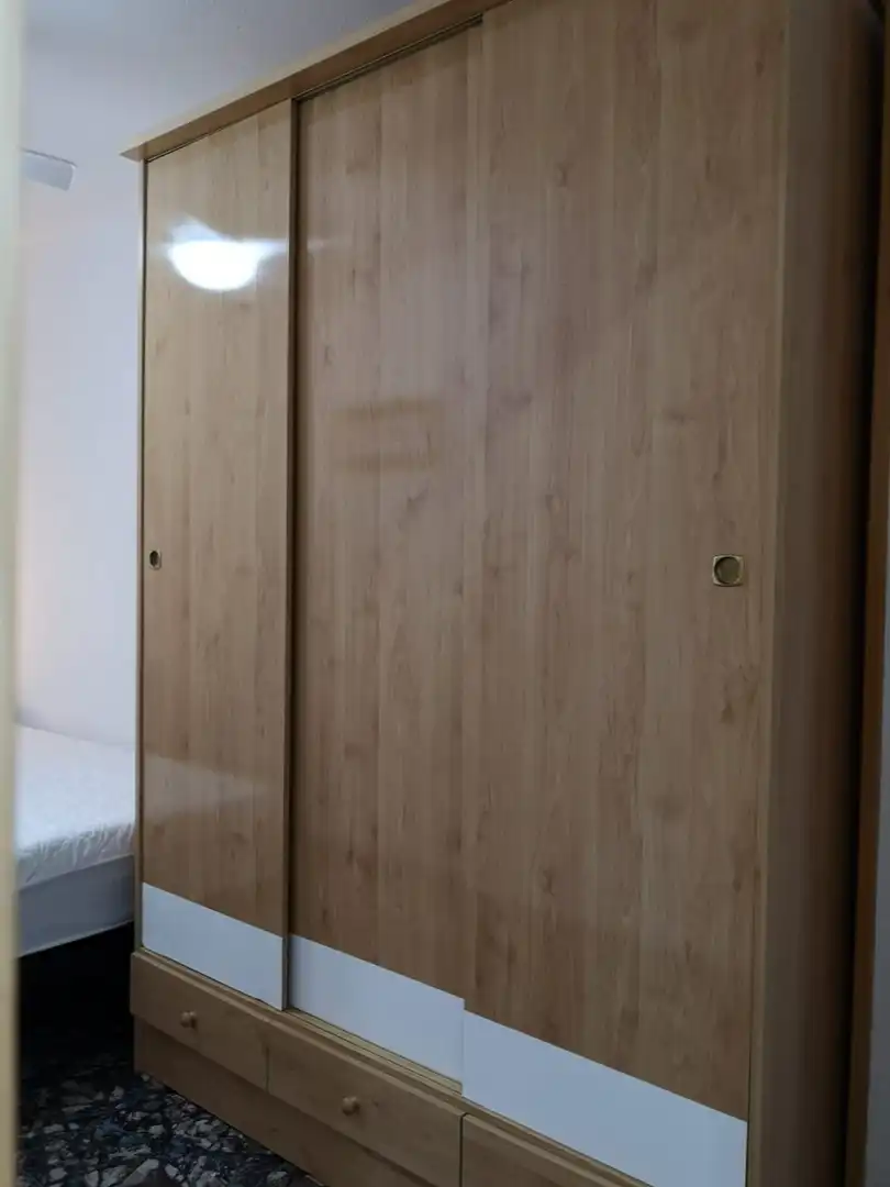 Schlafzimmer von Wohnung zur Miete in Murcia mit Heizung, Abstellraum und Möbliert