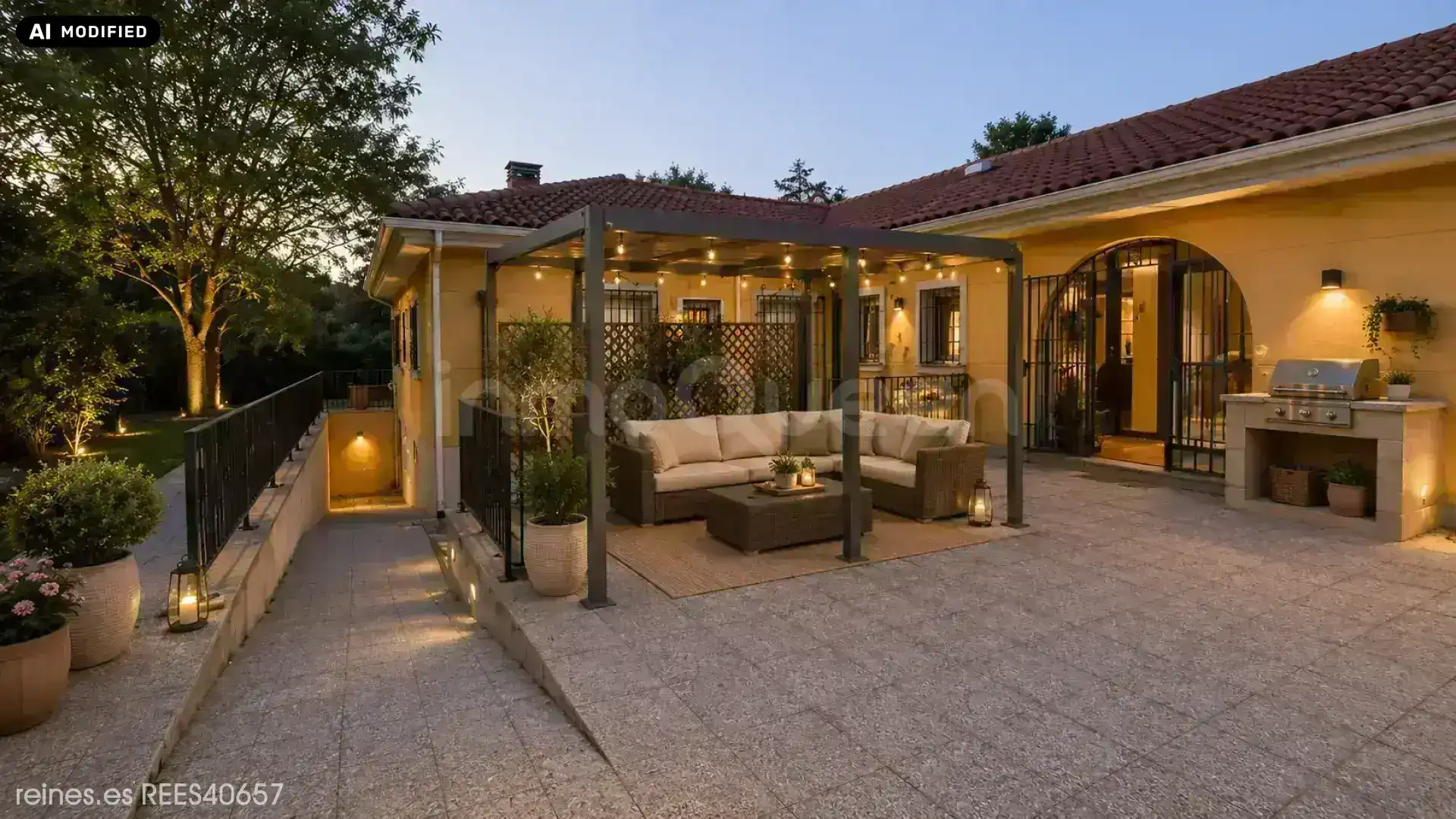 Terrassa de Casa o xalet en venda en Villaviciosa de Odón amb Calefacció i Jardí privat