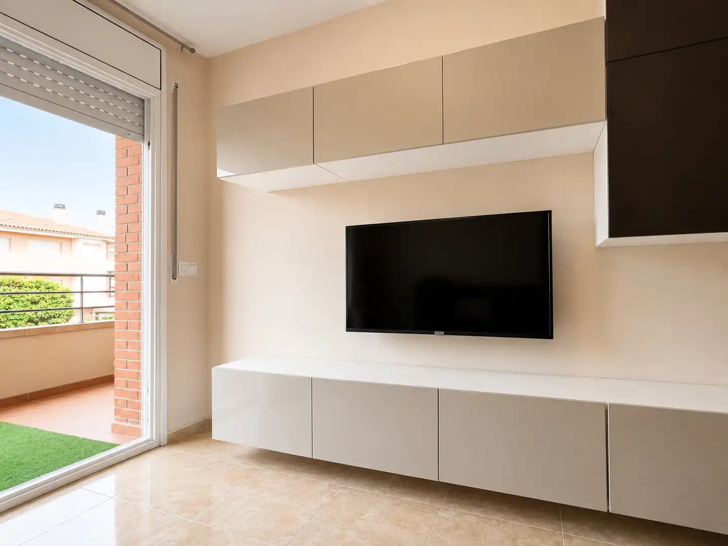 Sala d'estar de Pis en venda en Riudarenes amb Aire condicionat, Calefacció i Terrassa