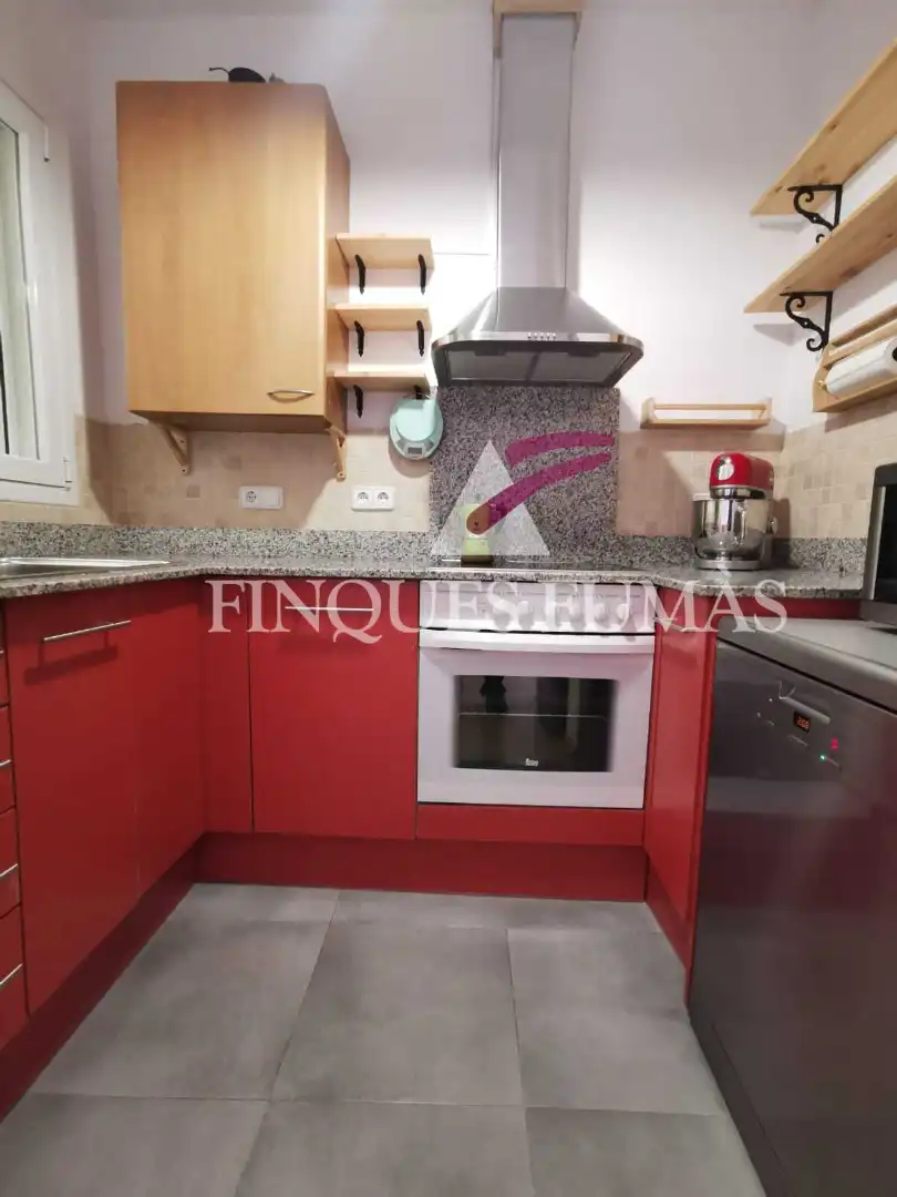 Küche von Wohnung zur Miete in Sant Guim de Freixenet mit Heizung, Parkett und Möbliert