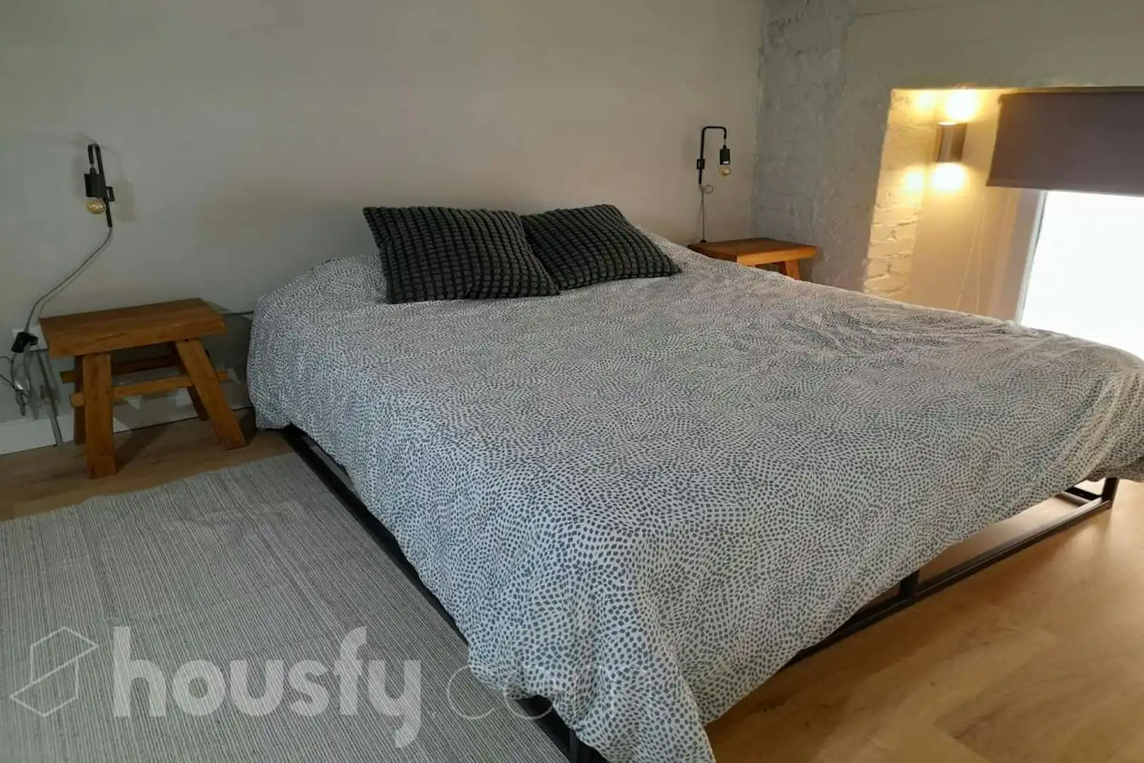 Bedroom of Flat for rent in Madrid  with Air Conditioner, Heating and Furnished