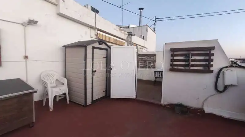 Terrace of Attic for rent in Valencia  with Air Conditioner, Heating and Terrace