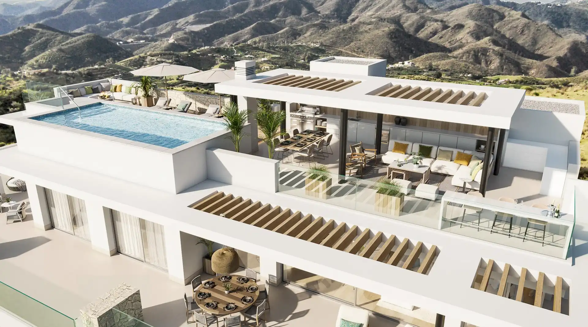 Mini appartamento con terrazza in vendita a Ojén pueblo, imagen 16