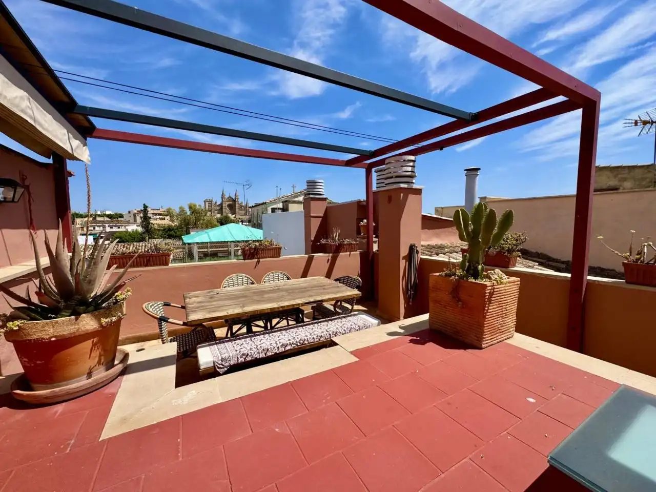 Terraza de Ático en venta en  Palma de Mallorca con Aire acondicionado, Calefacción y Parquet