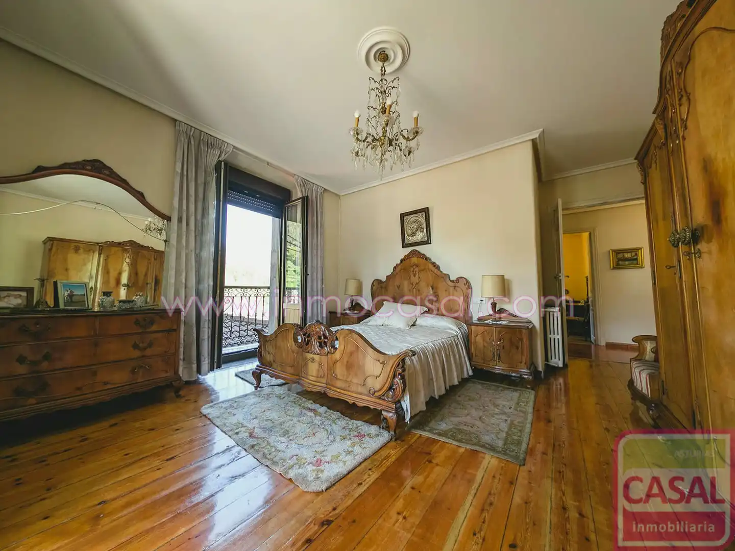 Bedroom of Flat for sale in Mieres (Asturias)  with Heating, Terrace and Storage room