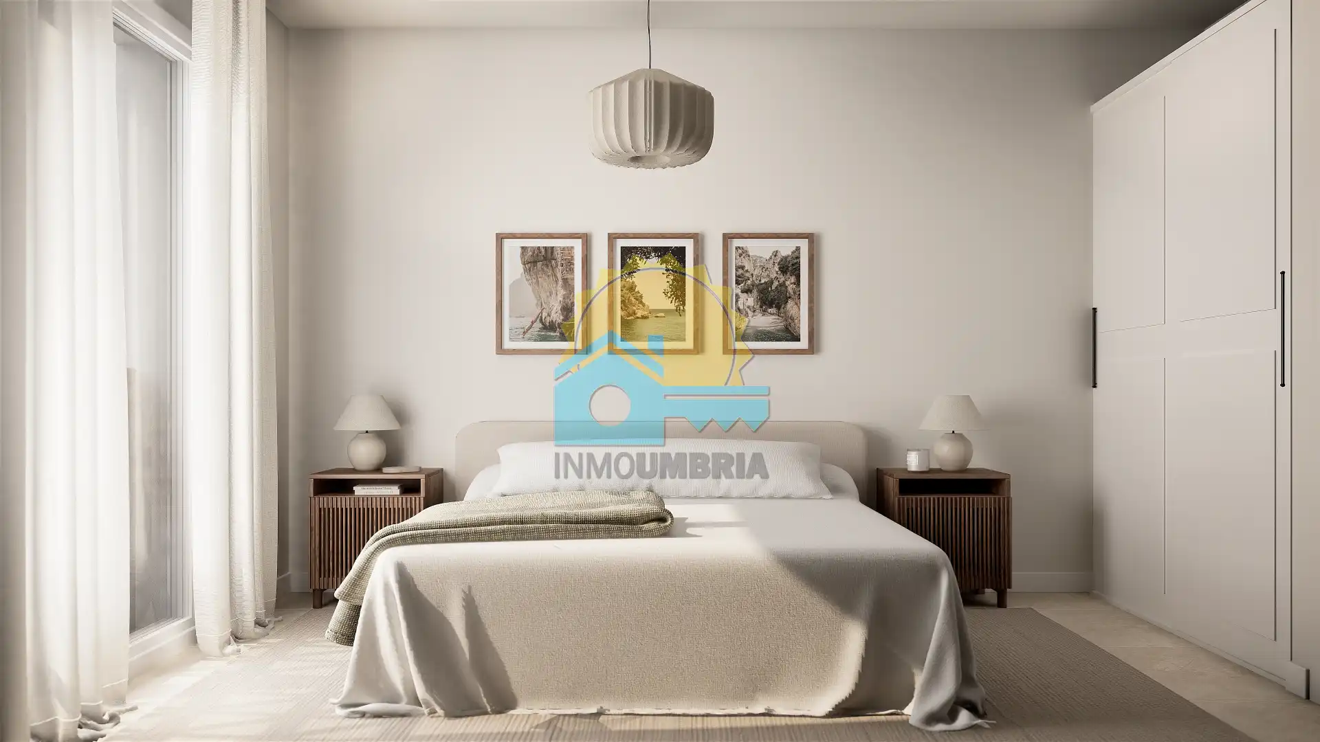 Schlafzimmer von Erdgeschoss zum Verkauf in Punta Umbría mit Klimaanlage