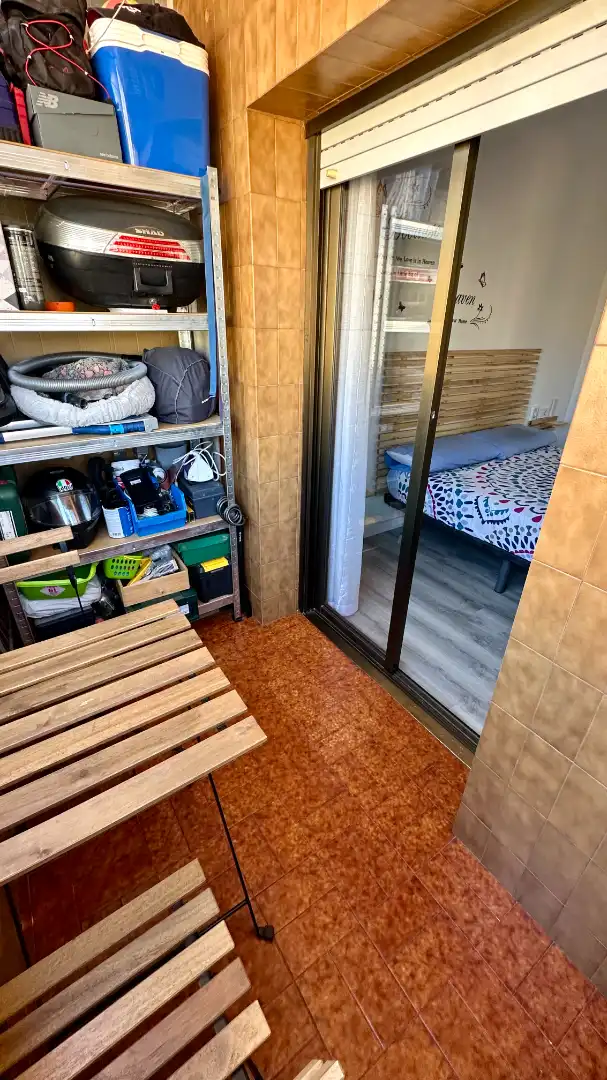 Bedroom of Attic for sale in Badalona  with Air Conditioner, Heating and Parquet flooring