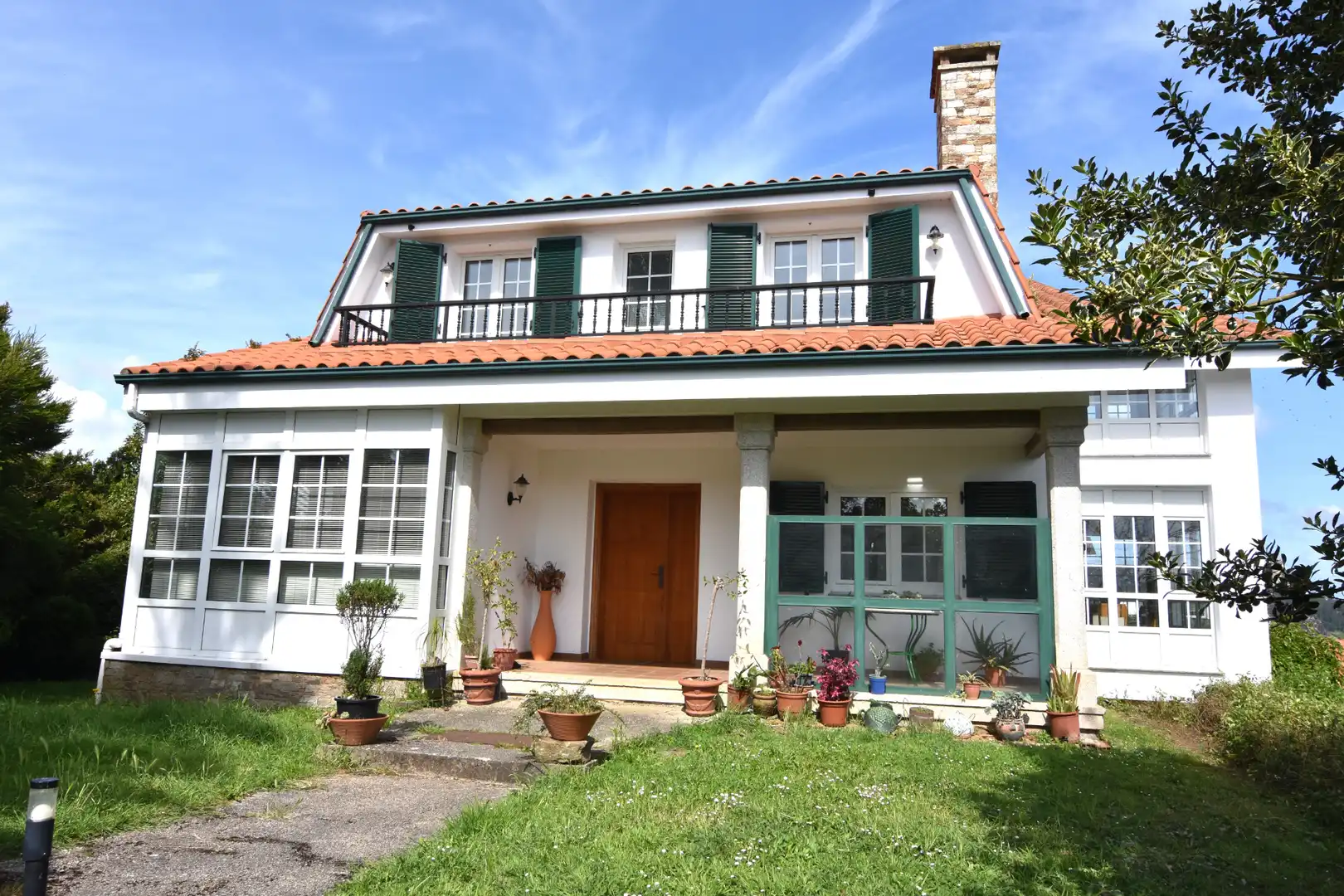 Exterior view of Houses for sale in Sada (A Coruña)  with Heating, Private garden and Parquet flooring
