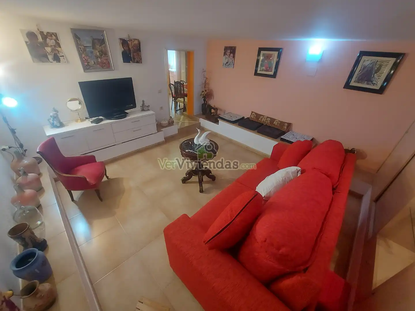Sala de estar de Casa o chalet en venta en Sant Llorenç d'Hortons con Jardín privado, Terraza y Piscina