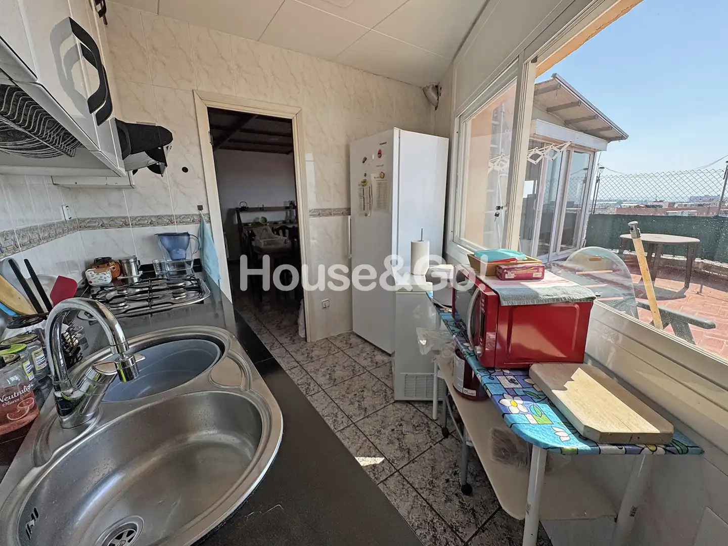 Cocina de Dúplex en venta en Malgrat de Mar con Aire acondicionado, Calefacción y Terraza