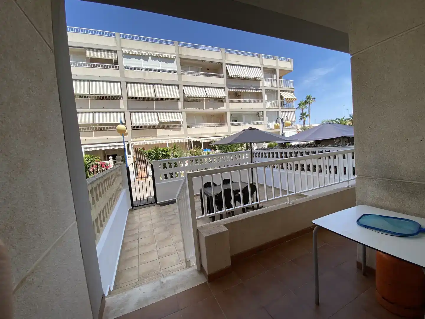 Terrasse von Erdgeschoss zur Miete in Canet d'En Berenguer mit Klimaanlage und Balkon