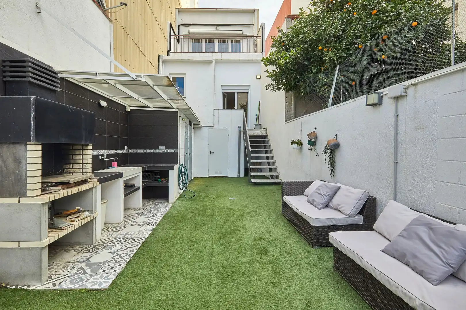 Terraza de Casa adosada en venta en Terrassa con Aire acondicionado, Calefacción y Parquet