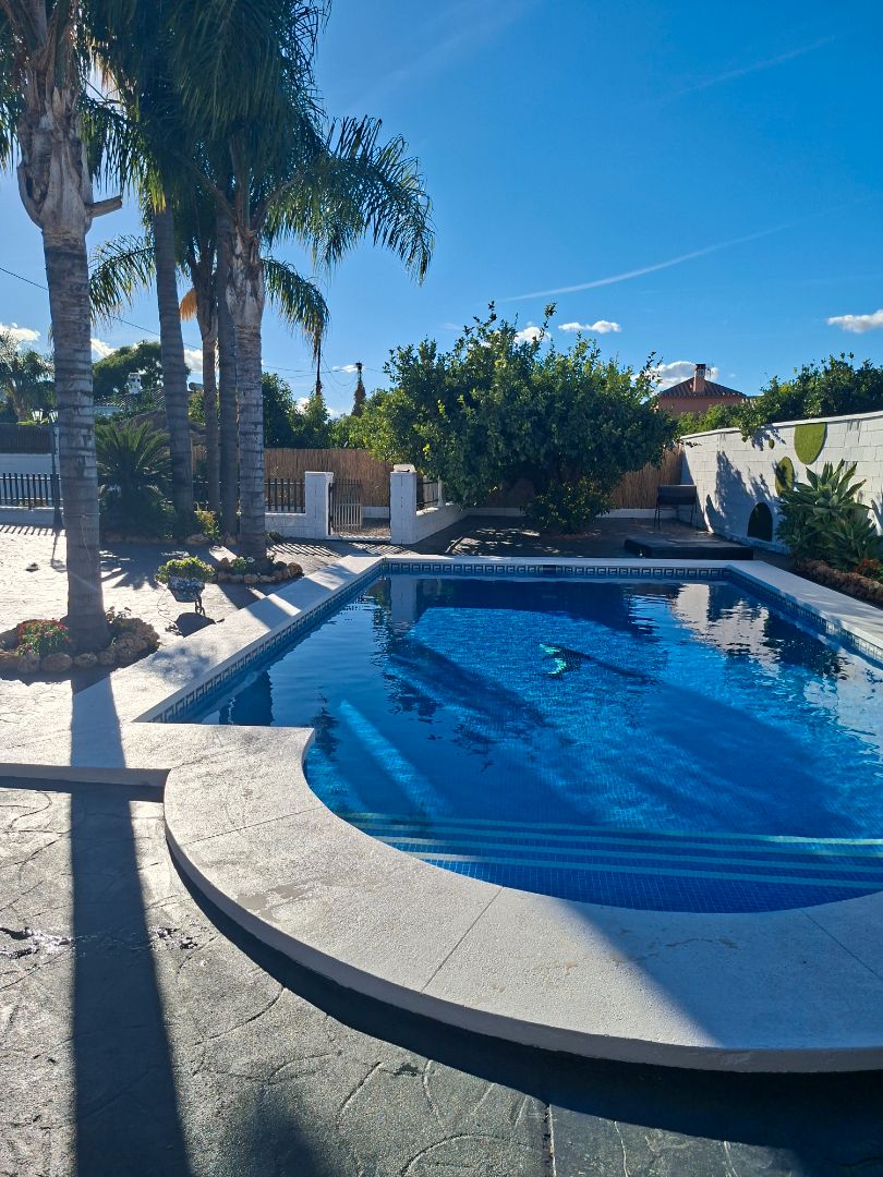 Swimming pool of House or chalet to rent in Alhaurín El Grande  with Air Conditioner, Heating and Private garden