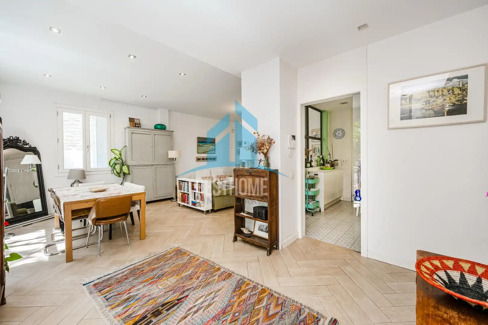 Cocina de Casa o chalet en venta en Madrid con Calefacción, Jardín privado y Parquet