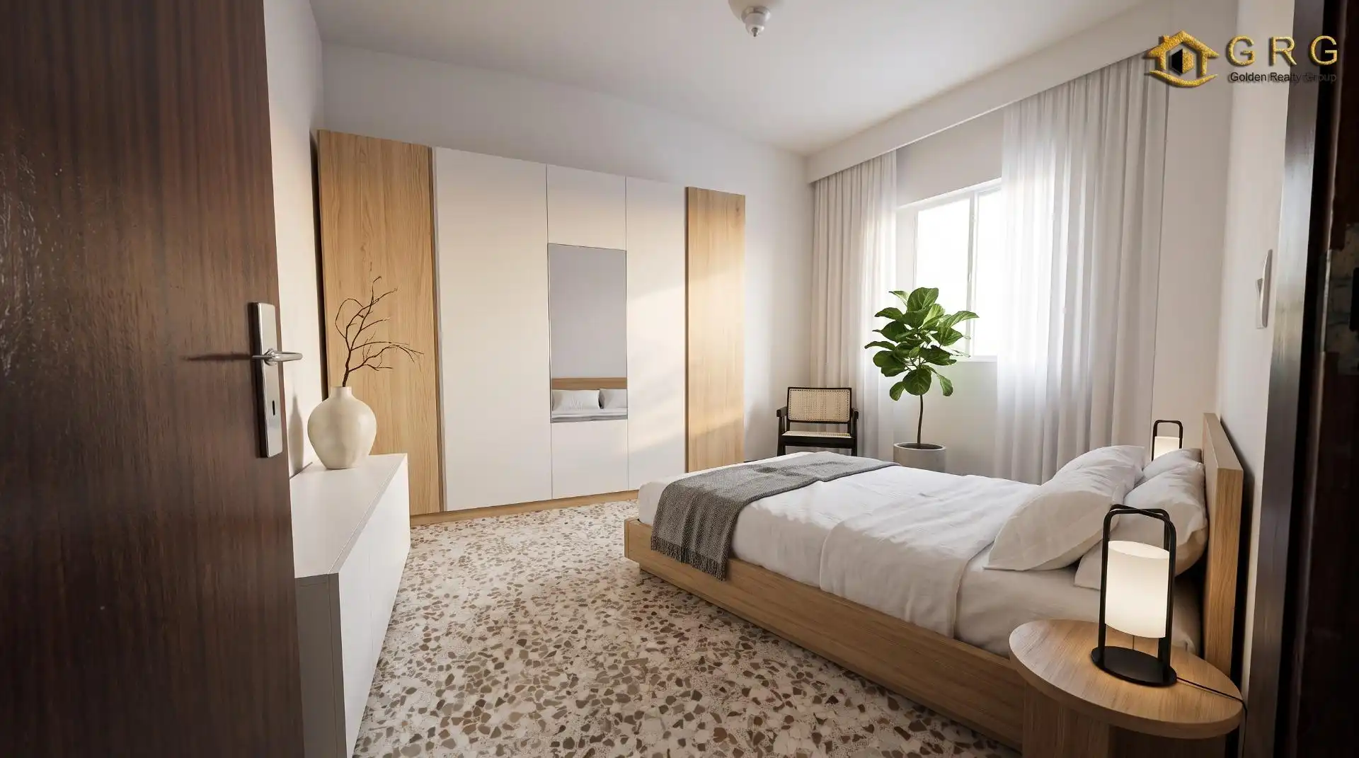Habitación de Casa adosada en venta en Sanlúcar la Mayor con Aire acondicionado, Calefacción y Terraza