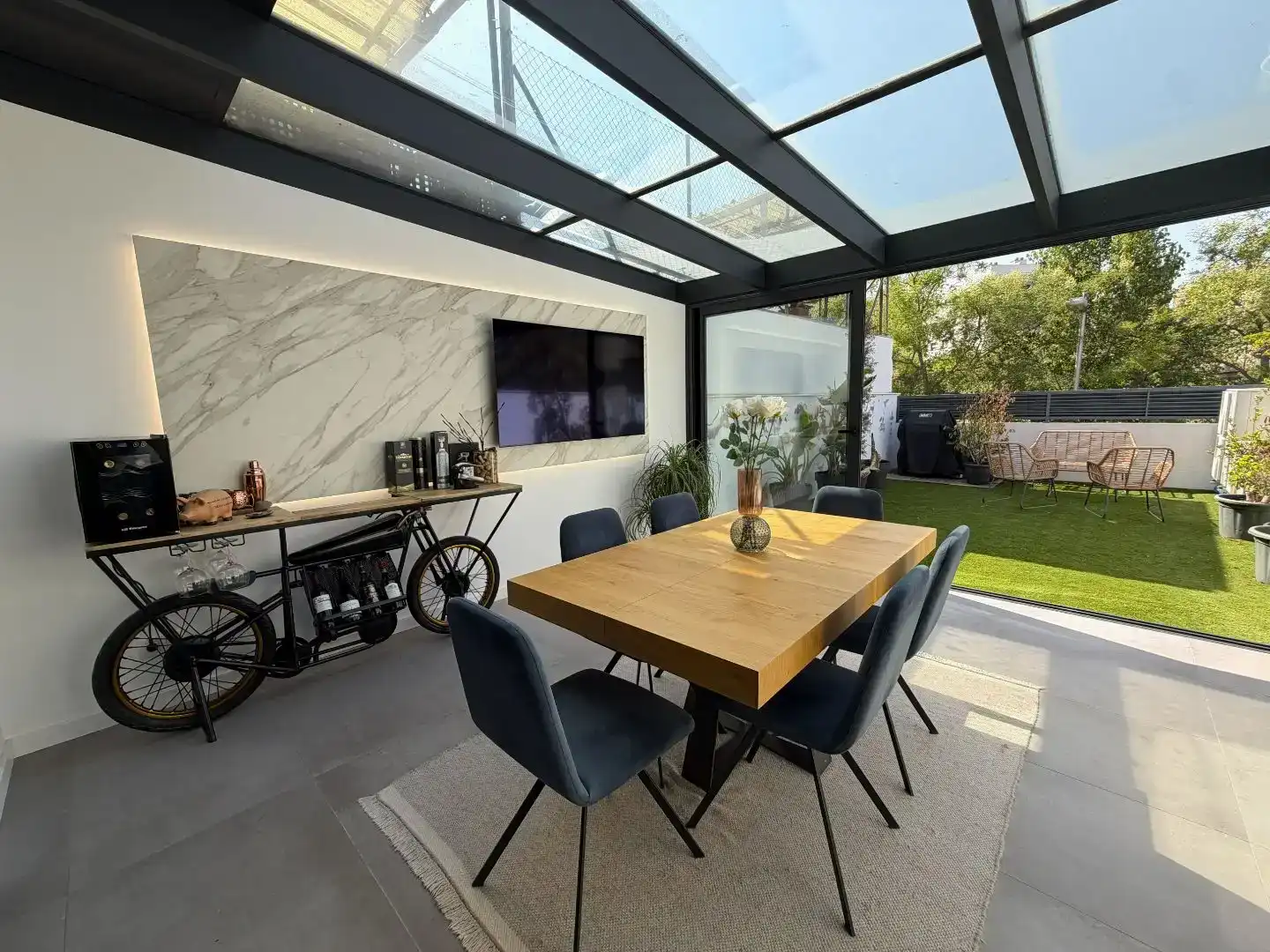 Terraza de Casa adosada en venta en Sabadell con Aire acondicionado, Trastero y Balcón