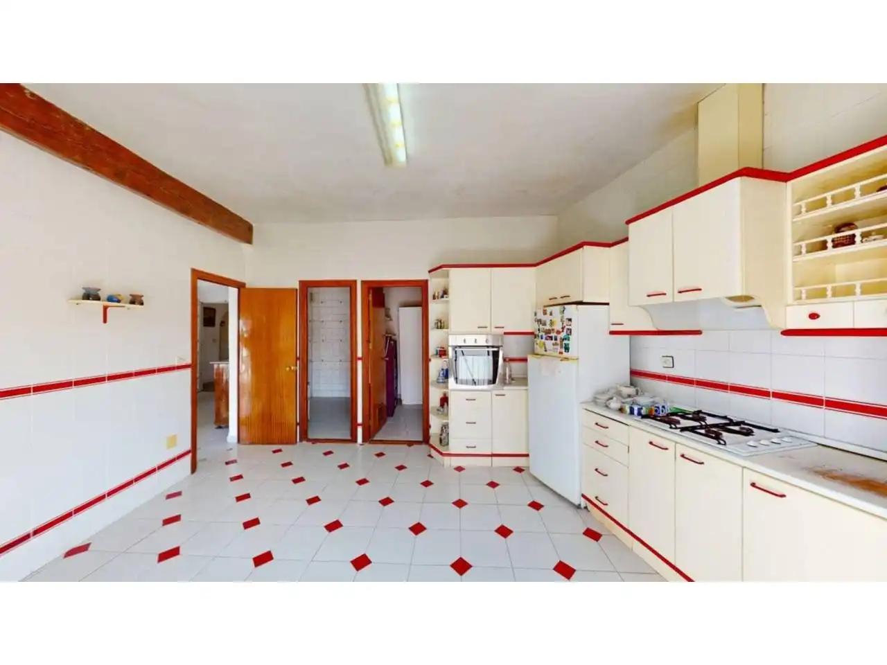 Cuina de Casa o xalet en venda en Caravaca de la Cruz amb Aire condicionat, Jardí privat i Terrassa