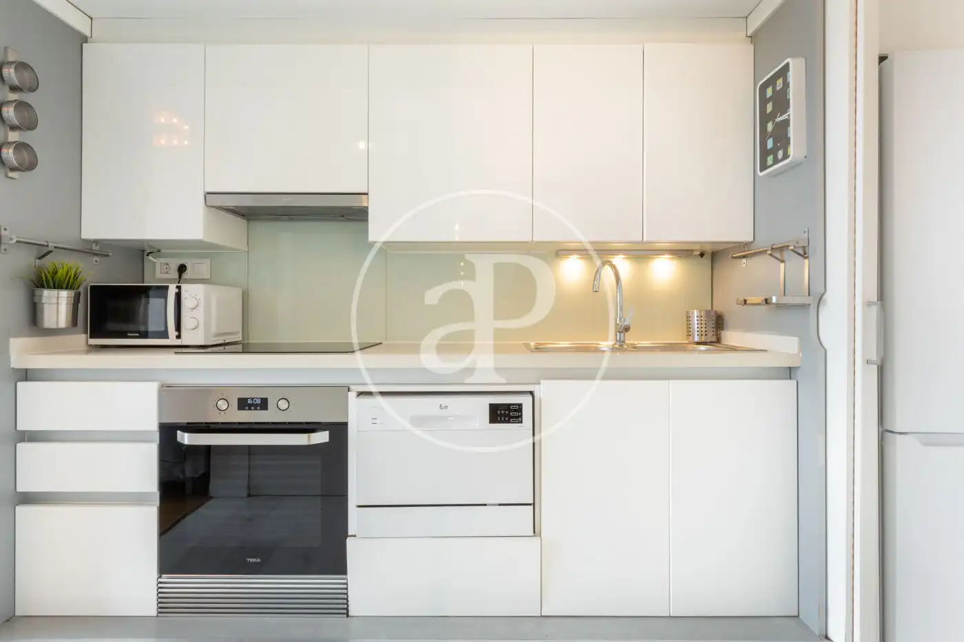 Cocina de Loft de alquiler en Valencia con Aire acondicionado, Calefacción y Jardín privado