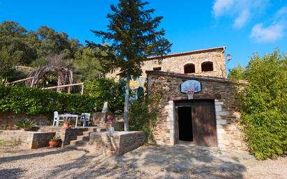 Exterior view of House or chalet for sale in Cassà de la Selva  with Terrace, Swimming Pool and Furnished