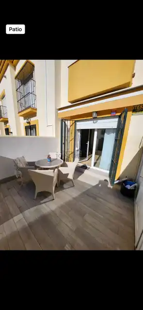 Terraza de Casa adosada de alquiler en Estepona con Aire acondicionado, Terraza y Horno