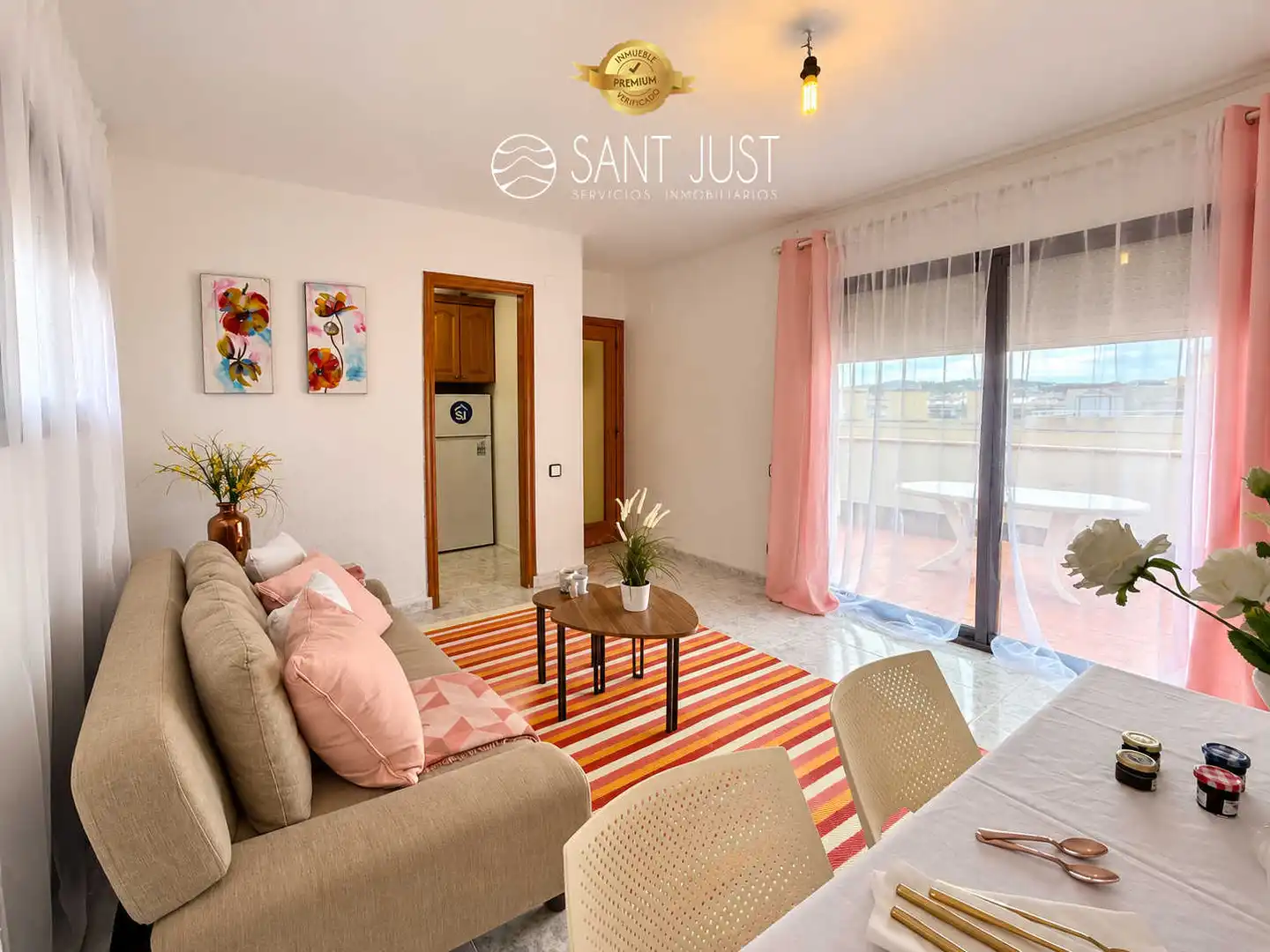 Sala d'estar de Àtic en venda en La Pineda