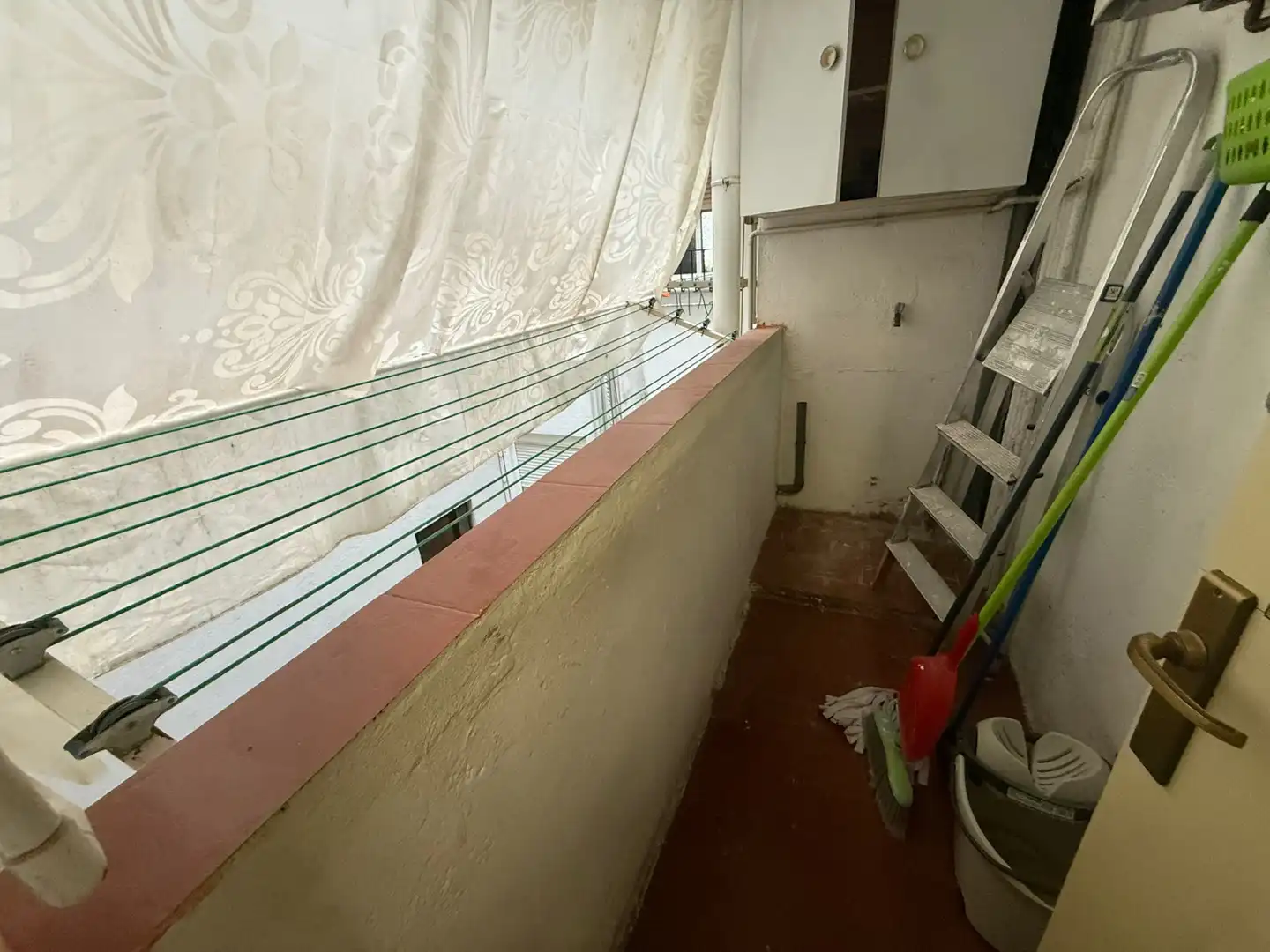 Balcony of Flat for sale in Barcelona  with Air Conditioner