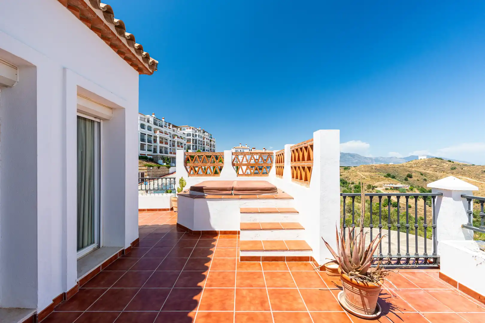 Terraza de Ático en venta en Mijas con Aire acondicionado, Terraza y Piscina