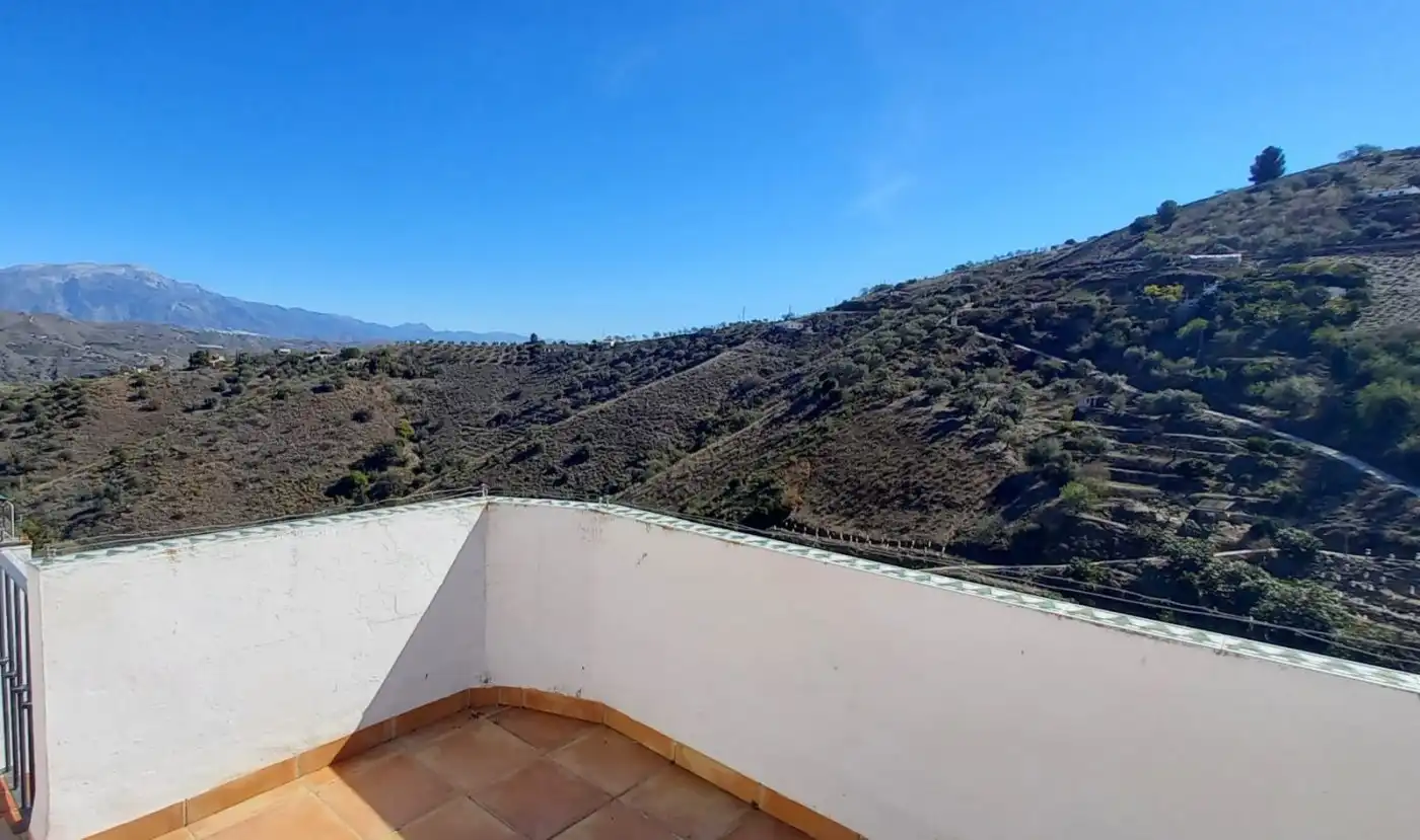 Terrace of Country homes for sale in Cútar  with Private garden, Terrace and Storage room