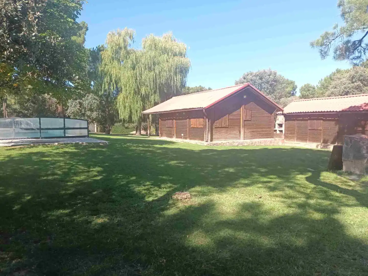 Vista exterior de Casa o chalet en venta en Marugán con Jardín privado, Terraza y Piscina