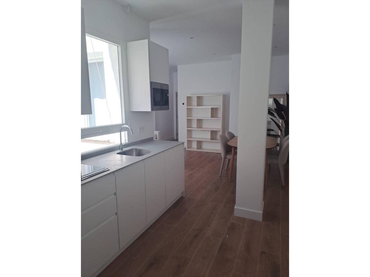 Kitchen of Flat for sale in  Madrid Capital  with Air Conditioner, Heating and Furnished