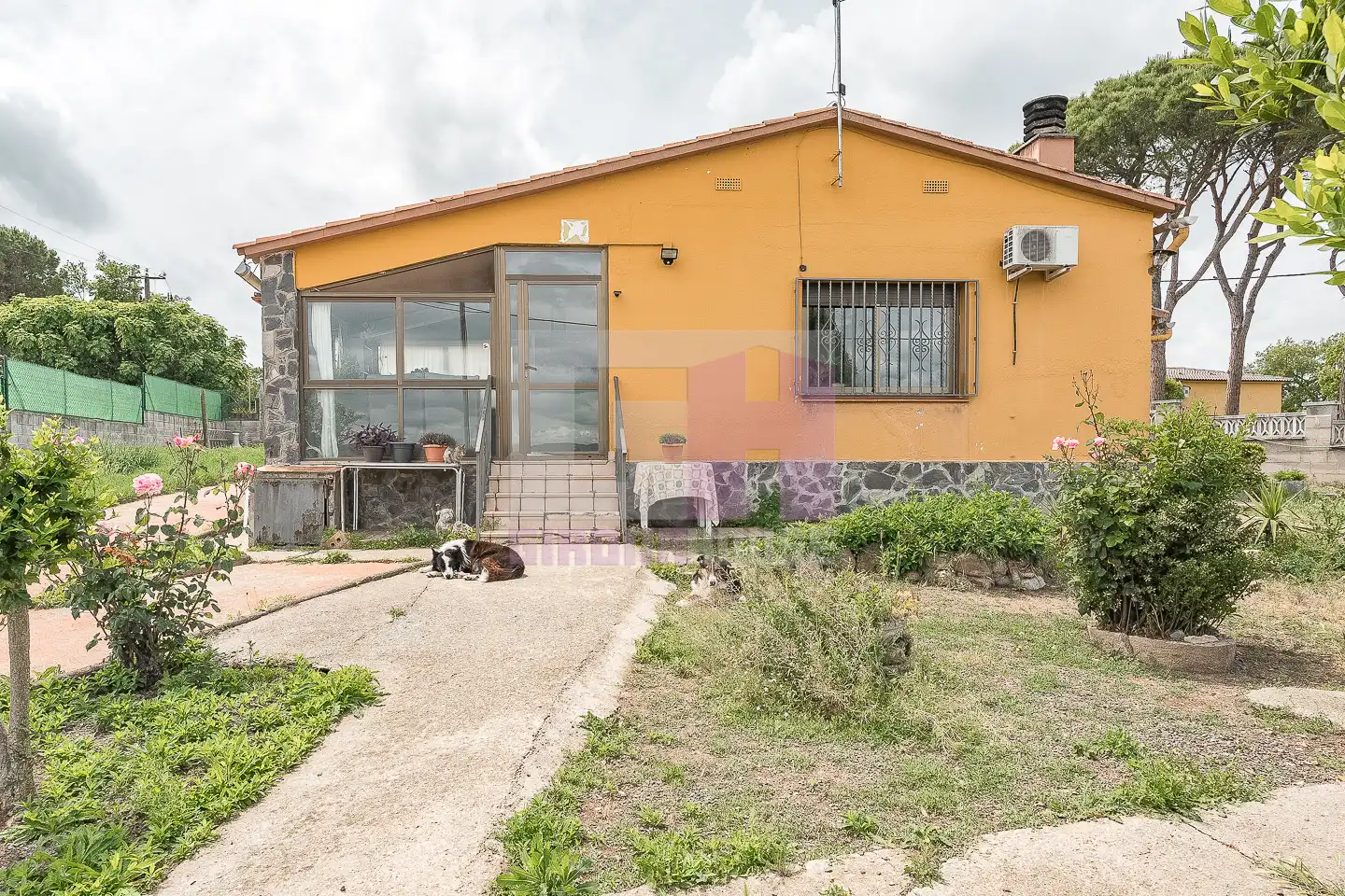 Exterior view of Houses for sale in Caldes de Malavella  with Air Conditioner, Heating and Private garden