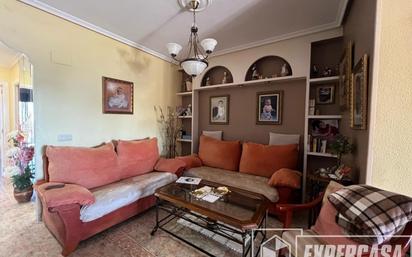 Living room of Single-family semi-detached for sale in Alboraya  with Air Conditioner, Terrace and Furnished