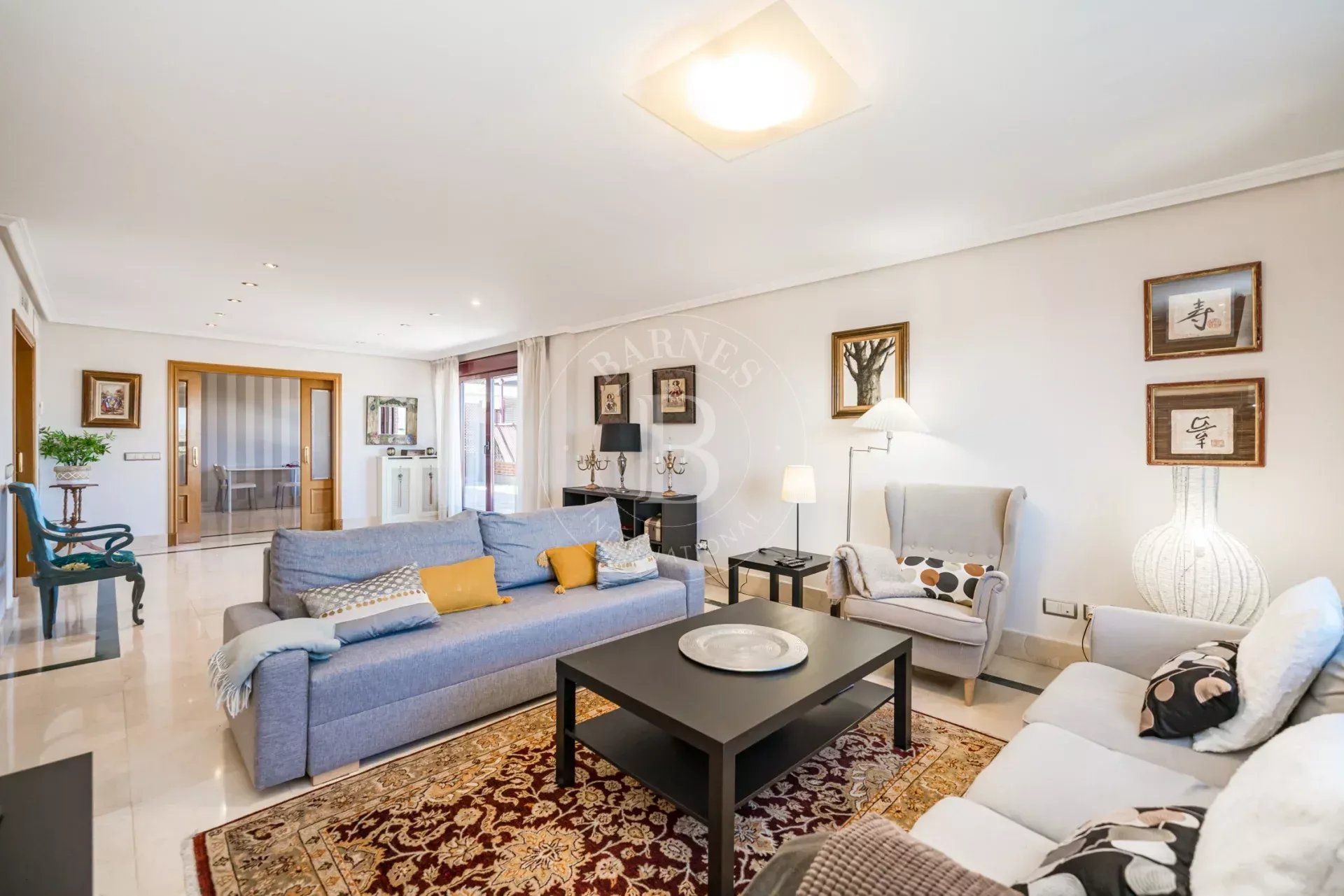 Sala d'estar de Pis de lloguer en  Madrid Capital amb Aire condicionat, Calefacció i Terrassa