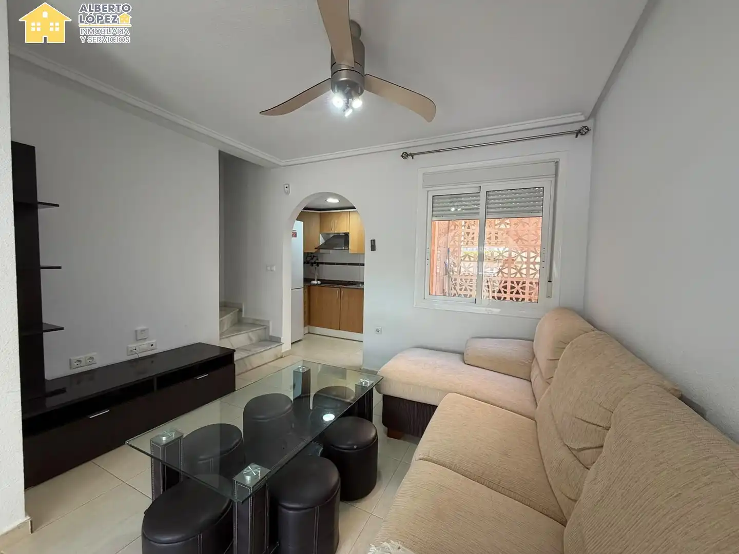 Sala de estar de Casa o chalet de alquiler en Santa Pola con Terraza, Amueblado y Alarma
