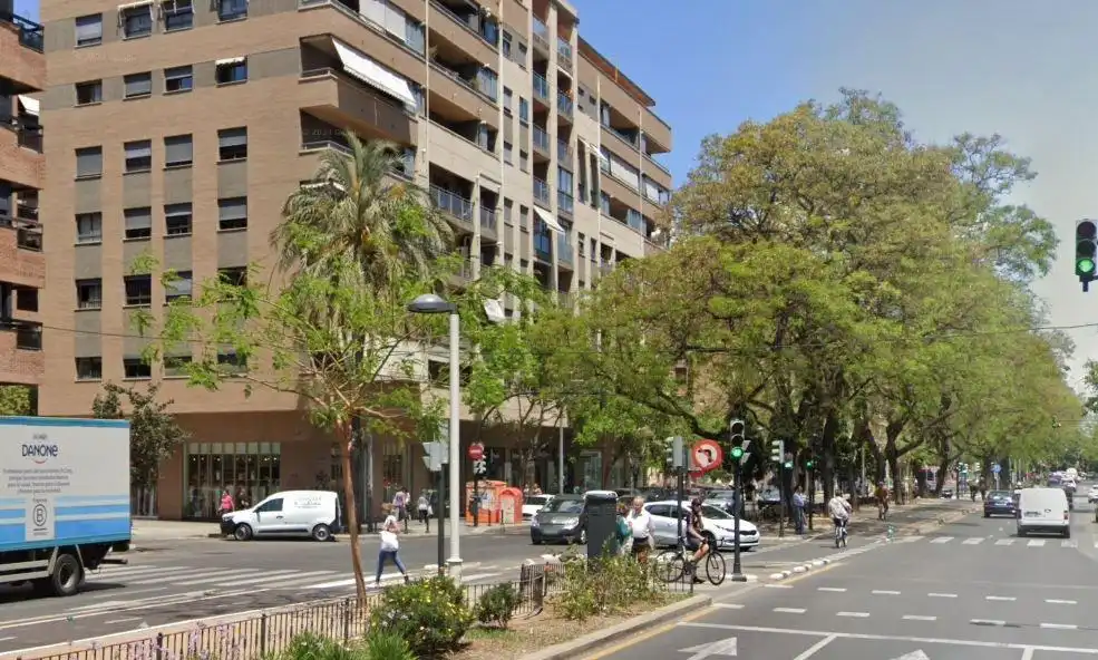 Vista exterior de Pis de lloguer en Valencia amb Aire condicionat, Calefacció i Balcó