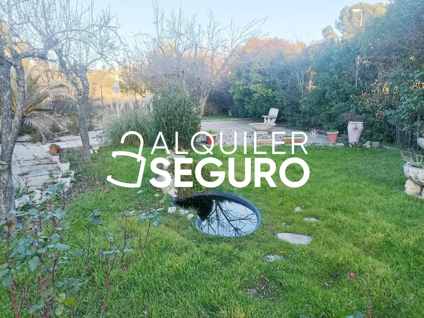 Garden of Houses for rent in Cadalso de los Vidrios  with Heating, Terrace and Furnished