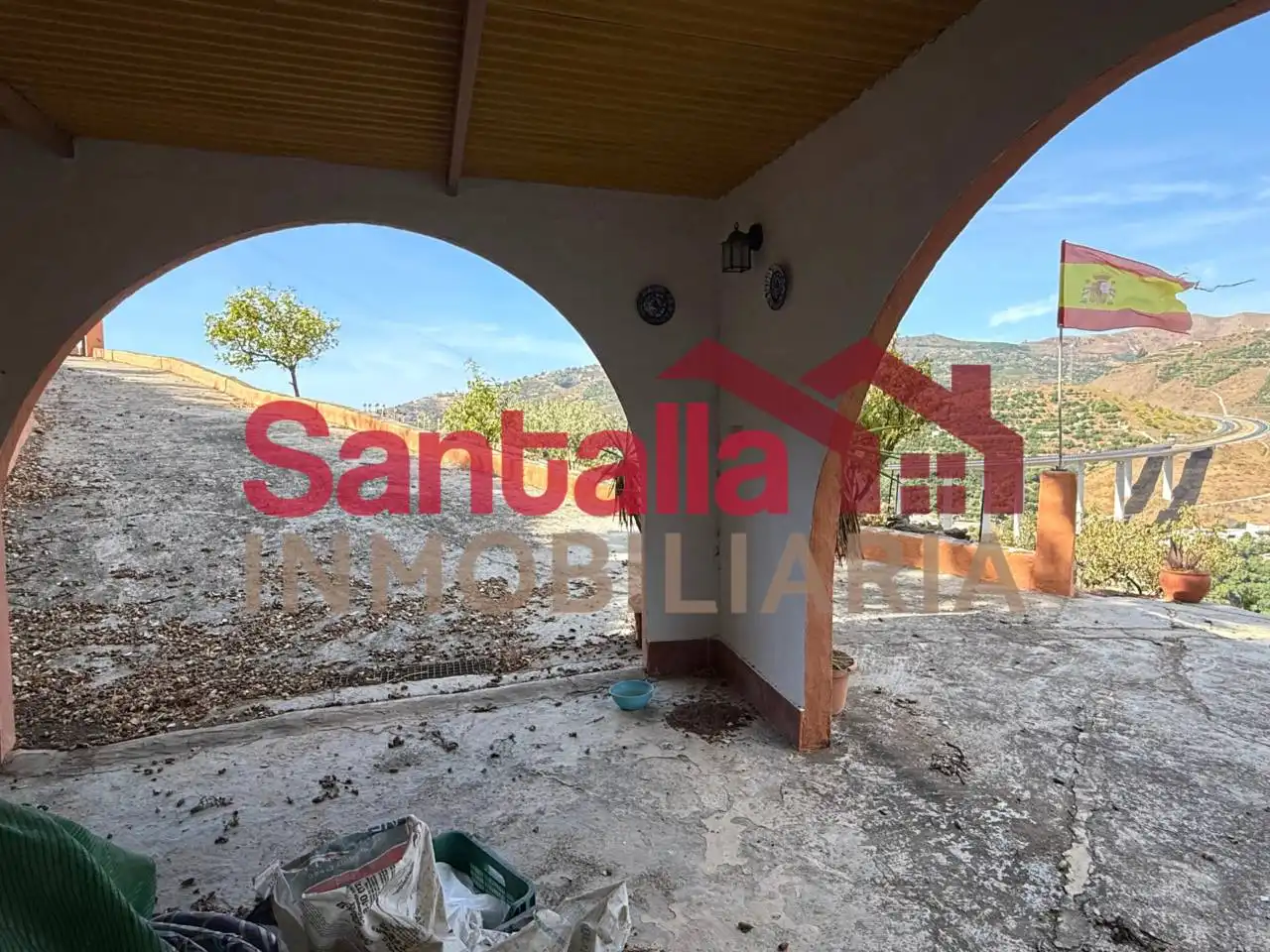 Vista exterior de Finca rústica en venda en Almuñécar amb Jardí privat, Terrassa i Piscina