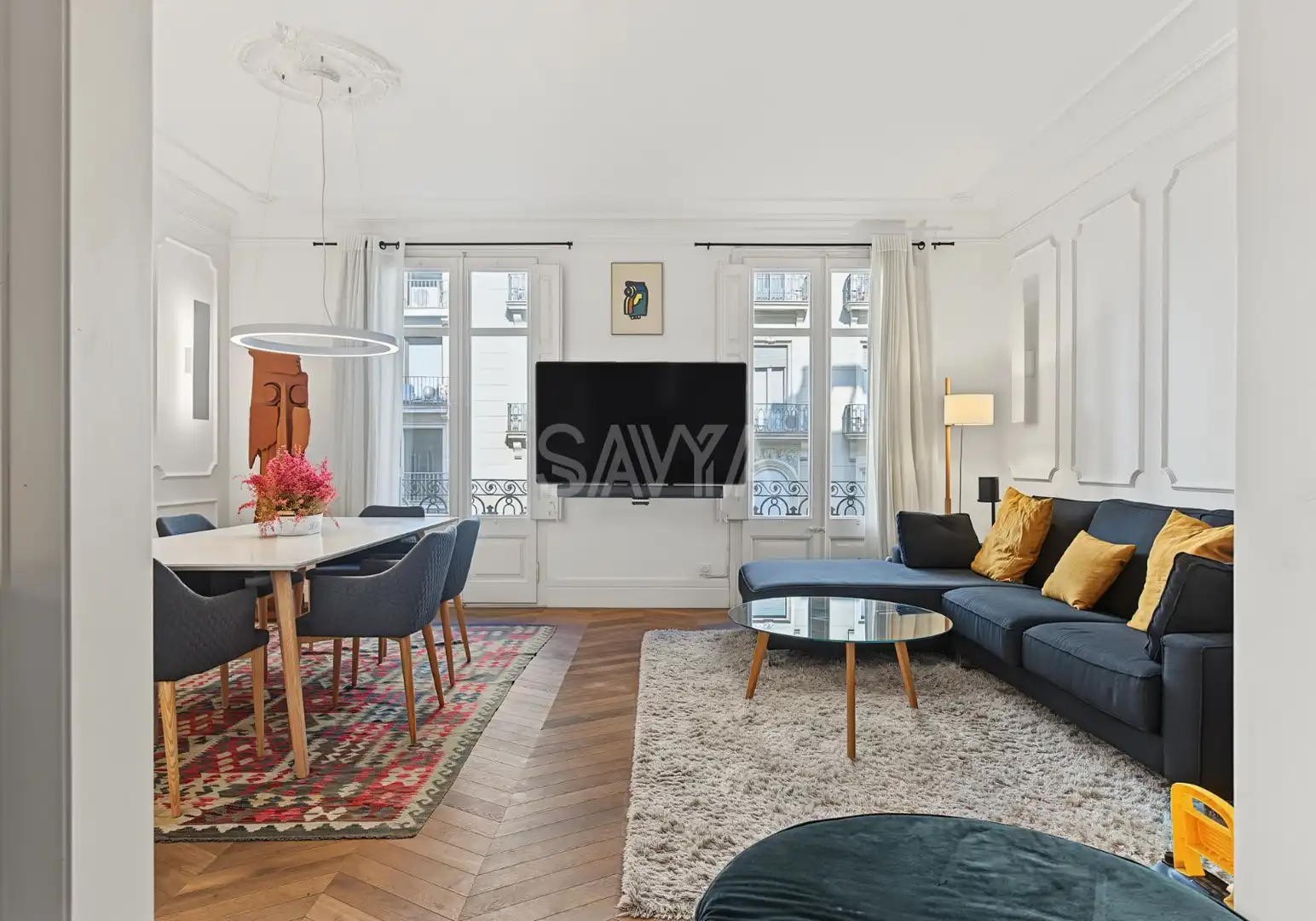 Sala de estar de Piso en venta en Barcelona con Aire acondicionado, Calefacción y Terraza