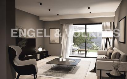 Living room of Duplex for sale in  Barcelona Capital  with Air Conditioner, Heating and Private garden