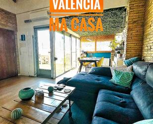 Bedroom of Attic to rent in  Valencia Capital  with Air Conditioner, Terrace and Balcony