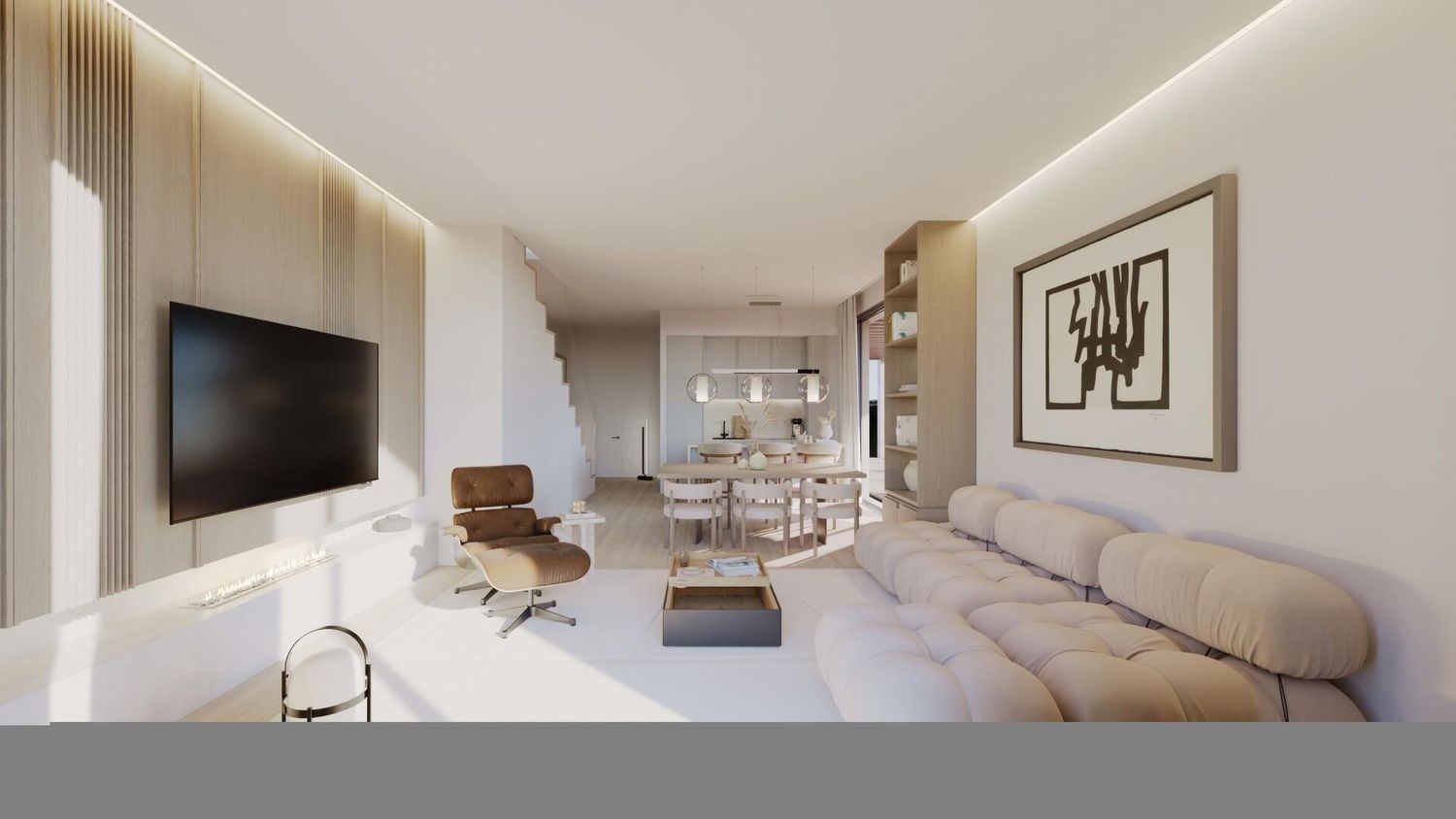 Sala d'estar de Casa o xalet en venda en Terrassa amb Aire condicionat i Jardí privat