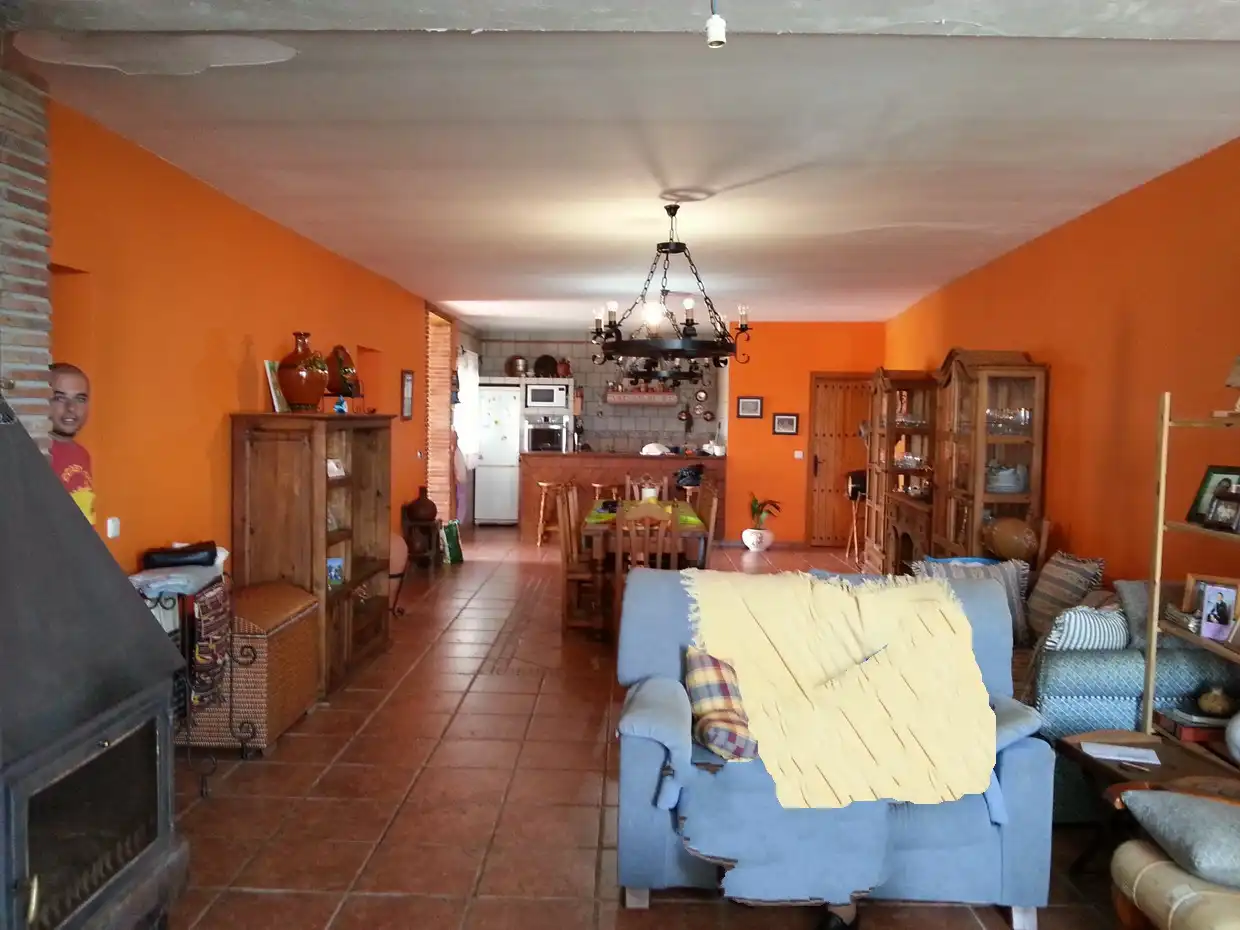 Living room of Houses for sale in Algeciras  with Private garden and Swimming Pool