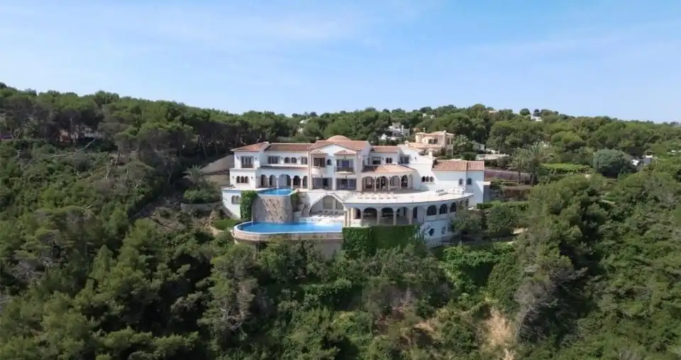 Vista exterior de Casa o xalet en venda en Jávea / Xàbia amb Aire condicionat, Jardí privat i Terrassa