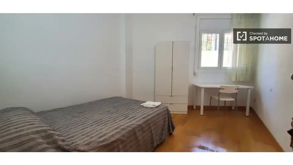 Habitación de Piso de alquiler en Barcelona con Aire acondicionado, Calefacción y Amueblado