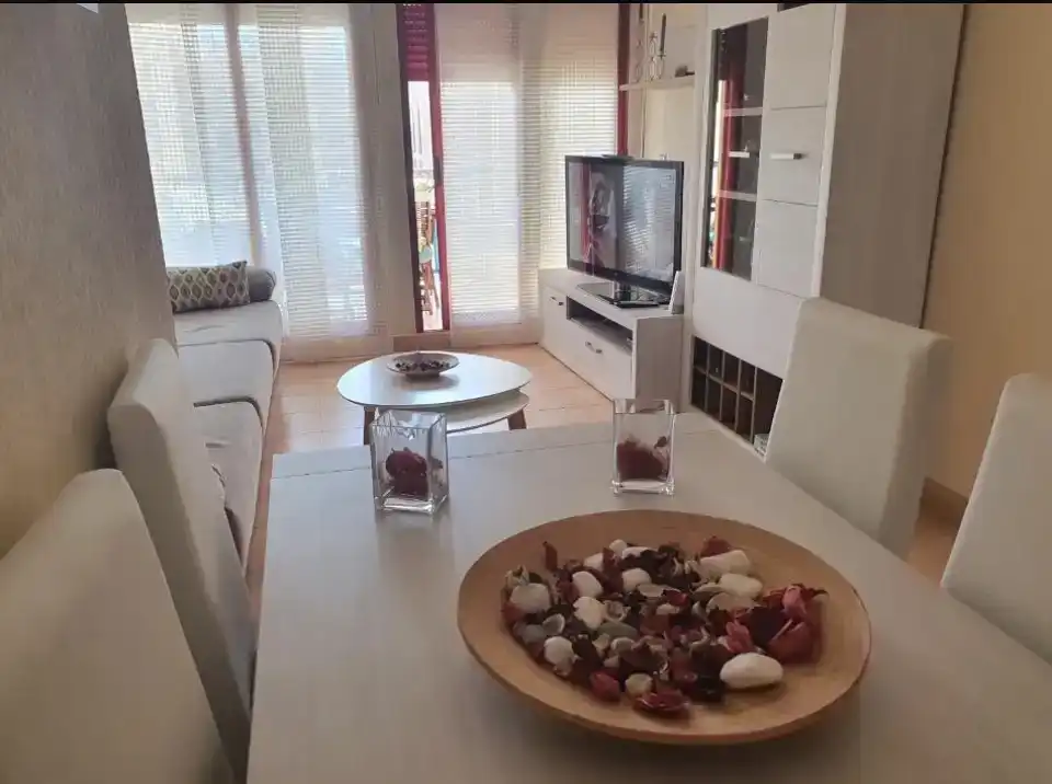 Sala d'estar de Apartament en venda en Cartagena amb Aire condicionat, Piscina i Balcó