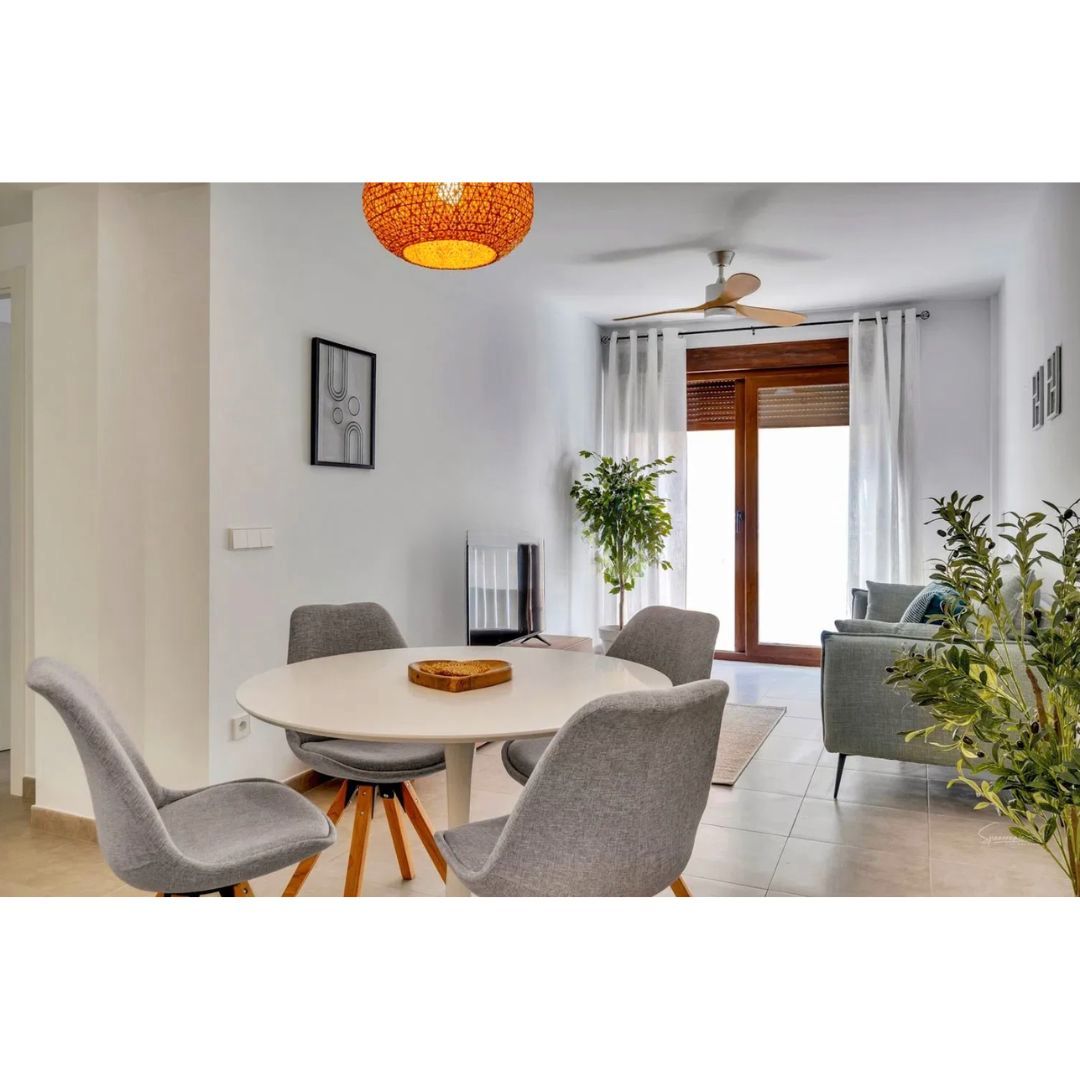 Esszimmer von Wohnung zum Verkauf in Moraira mit Klimaanlage und Heizung