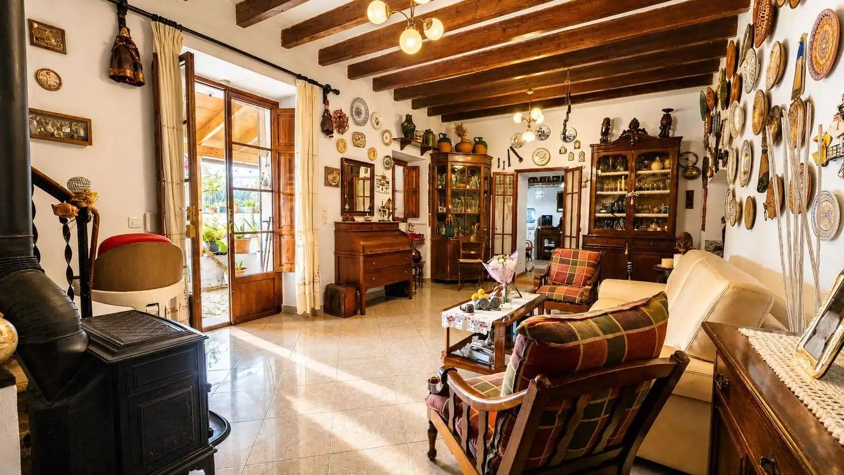 Sala de estar de Casa o chalet en venta en  Palma de Mallorca con Jardín privado, Terraza y Balcón