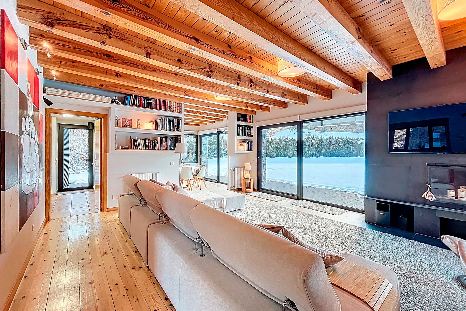 Sala de estar de Casa o chalet en venta en Ordino con Calefacción, Jardín privado y Parquet